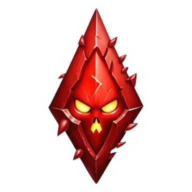 blood shard diablo sticker