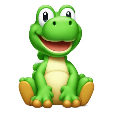 Baby yoshi from Mario sticker