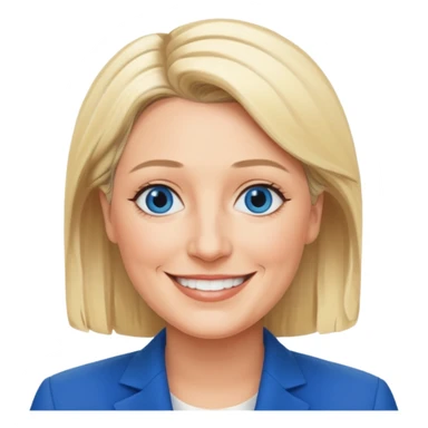 Cree moi un emoji marine le pen  sticker
