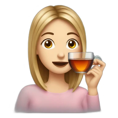 gossip over tea sticker