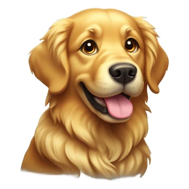 Golden retriever sticker
