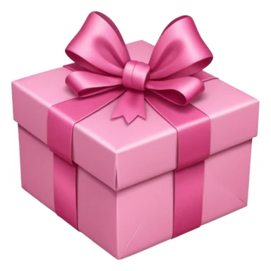 obsequio de cumpleaños con envoltura rosa sticker