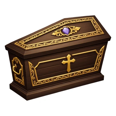 closed coffin emoji, no text sticker