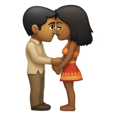 Chris helmsworth kissing short Indian girlfriend  sticker