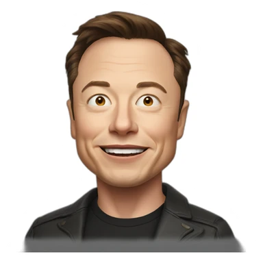 crazy elon musk sticker