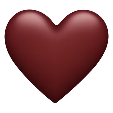 dark red heart sticker