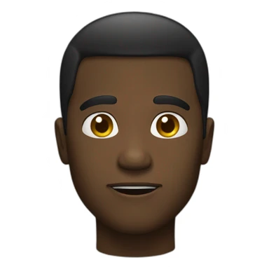 Black guy shoked sticker