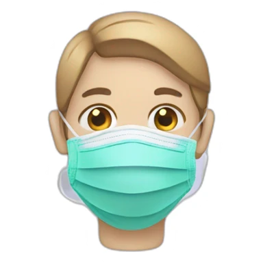 surgical mask sticker