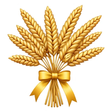 bouquet of ears of grain sticker