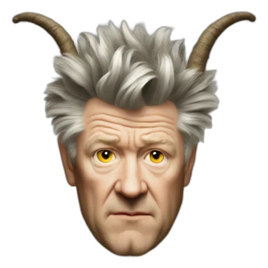 david-lynch-as-a-satyr sticker