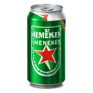 heineken beer can sticker