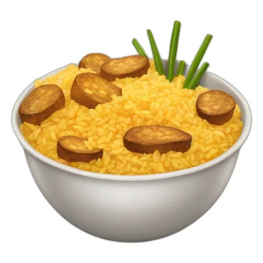arroz con menestra y patacones sticker