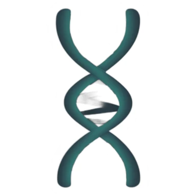 DNA simple logo sticker