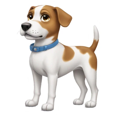 Dog wear shoes sticker