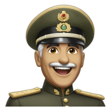 reza shah laughing sticker