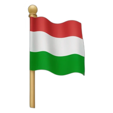 Italy flag waving sticker