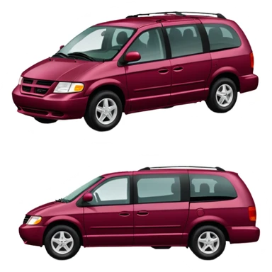 deep cranberry dodge caravan 1999 model sticker