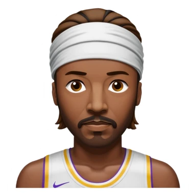 Wilt Chamberlain wear headband sticker