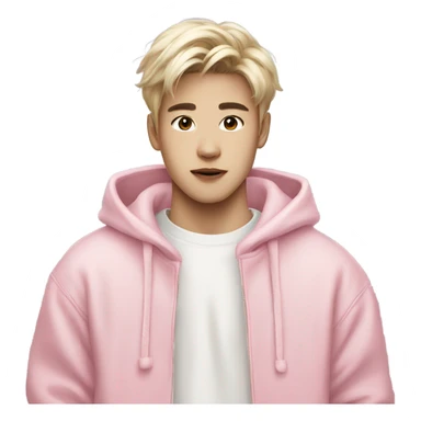 Jaemin white pink sweaters  sticker