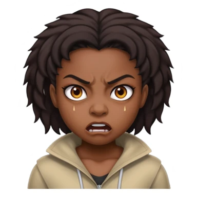 tsion angry black girl ragebait sticker