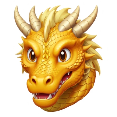 Dragon with blond hair  sticker