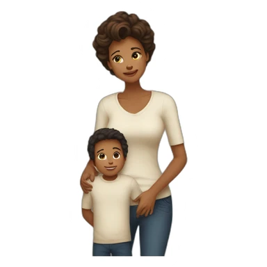 Mother love son sticker