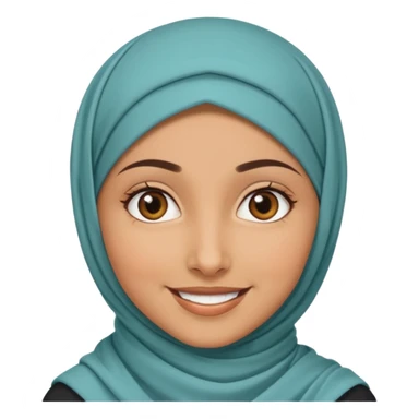 I am a marketer, making content creation and reels on social meadia without showing my face, need a professional emoji, I am A girl from jordan wearing hijab my nname is rama  sticker