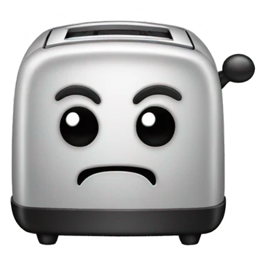 evil toaster sticker