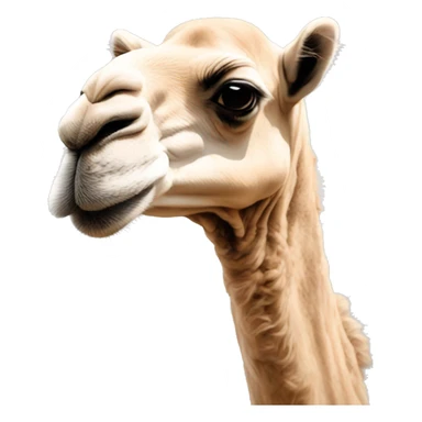 young camel white color sticker