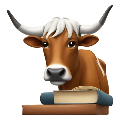 longhorn in a classr sticker