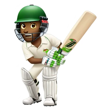 Cricket Batsman  sticker