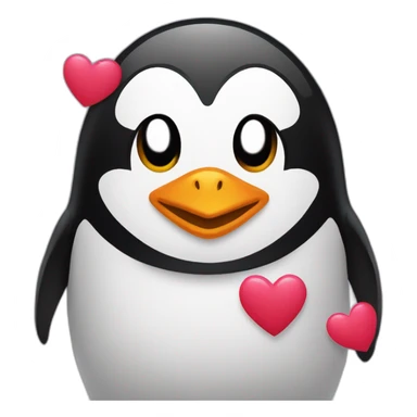 Valentine’s Day penguin  sticker