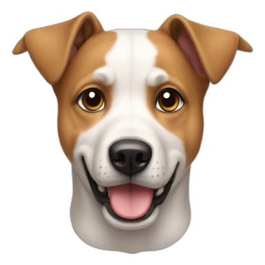 Chien avec os sticker