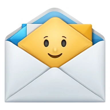 Salary enclosed in an envelope sticker