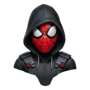  miles morales in red hood sticker