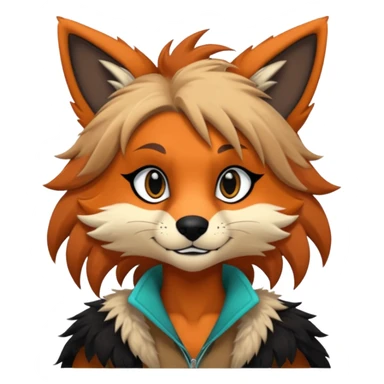 Edgy anthro furry by Falvie, LiLaiRa, griffsnuff, AngieWolf sticker