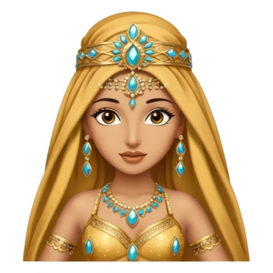 middle eastern belly dancer sticker