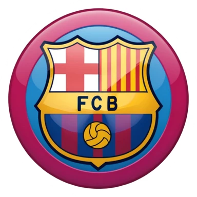 FC Barcelona logo sticker