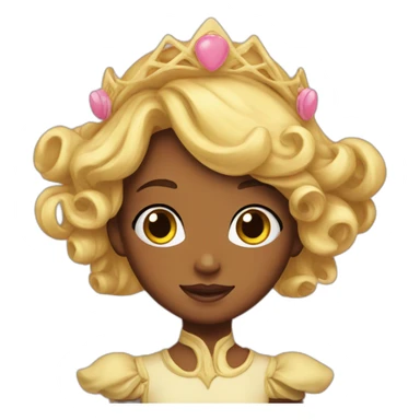 Princess pancake sticker