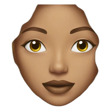 Beyonce long hair sticker