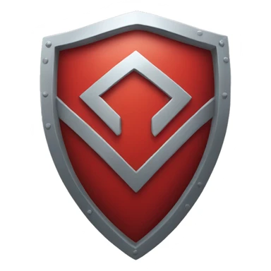 Insurance red shield sticker