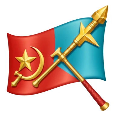 Kazakhstan ussr flag the flag? sticker