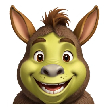 Donkey from Shrek movie sticker