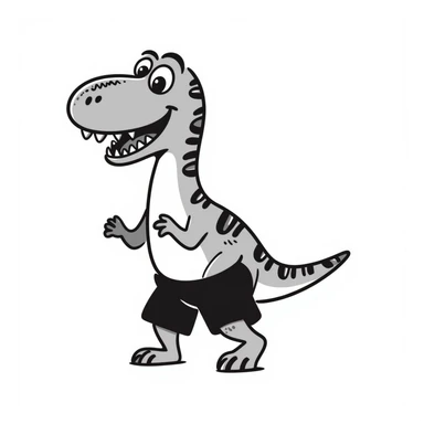 Tyrannosaurus sticker