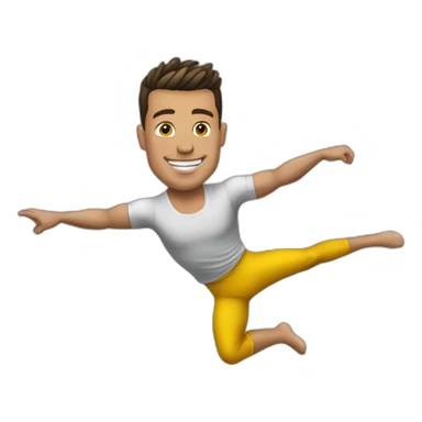 Ronaldo retourner acrobatique sticker
