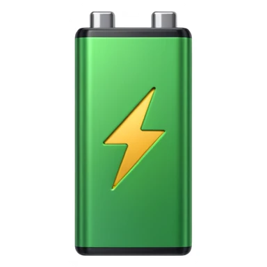 bateria carada al 100% para un video de tecnologia  con linea verdes sticker