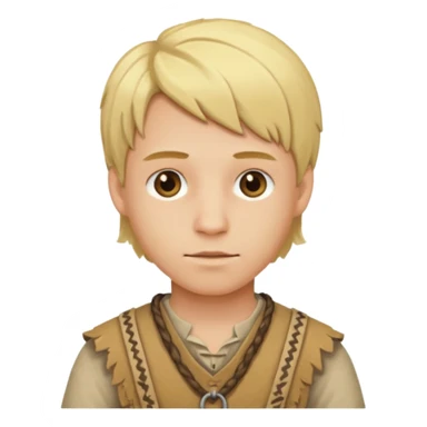 Young Blond Stone Age Man – Wearing primitive clothes.




 sticker