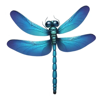 Blue dragonfly  sticker