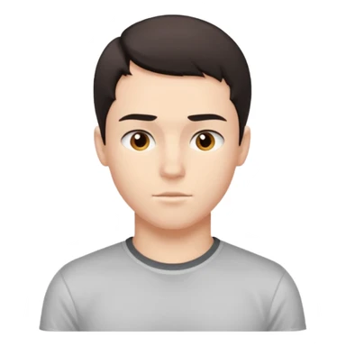 Пол: Мужской
Возраст: Молодой, выглядит как подросток 
Телосложение: Атлетическое/спортивное
Волосы: Короткая, не акуратная, тёмная причёска, закрывающая лоб.
Лицо: Светлая кожа, европейский тип внешности sticker