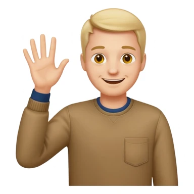 crea un emoji de un hombre cuerpo completo sticker